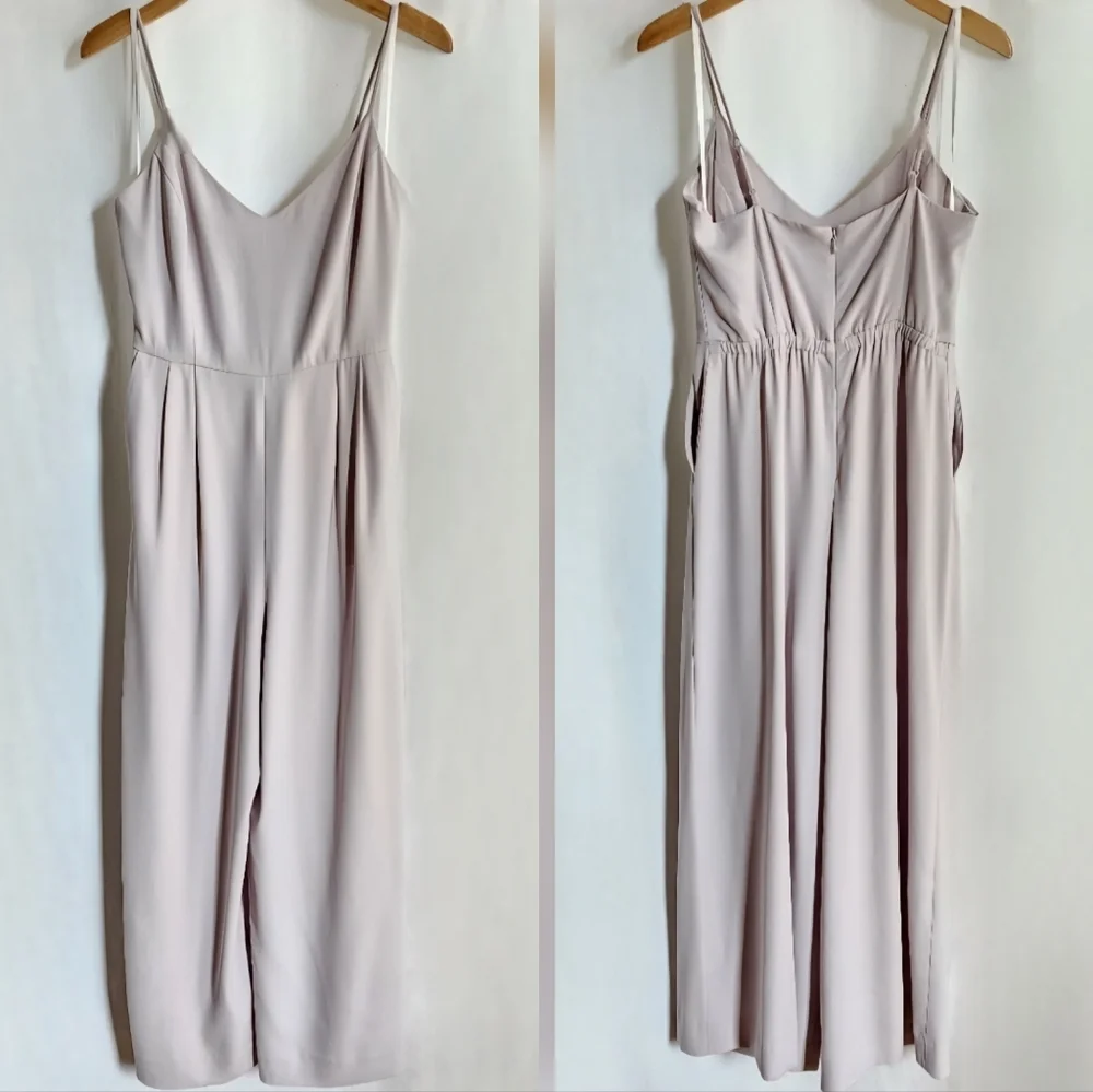 🇨🇦 Aritzia Babaton Light Purple Sleeveless Crepe Jumpsuit - Picture 9 of 14